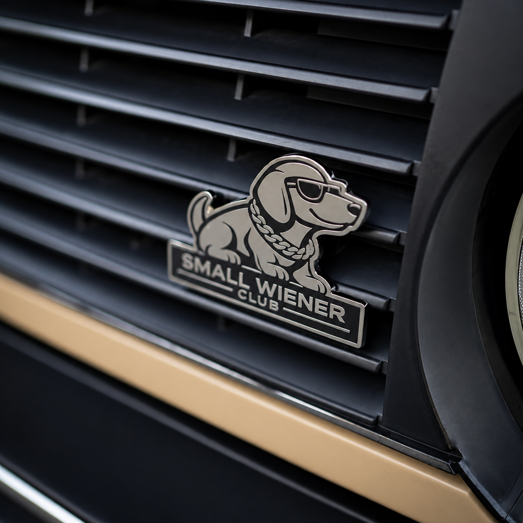 SWC CAR GRILLE BADGE - SILVER